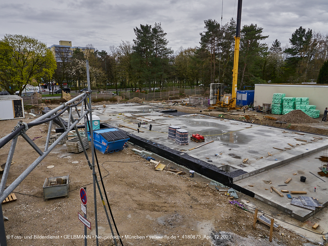 12.04.2023 - Baustelle Haus für Kinder in Neuperlach